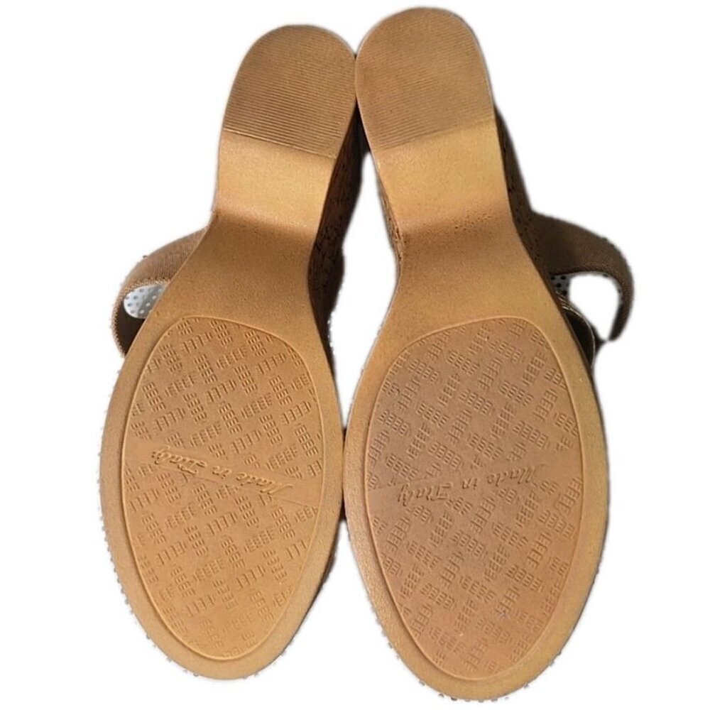 Italian Shoemakers NWOB Jurie Women's Tan Wedge Sandals Size 10 (7747039) NEW - Picture 8 of 8